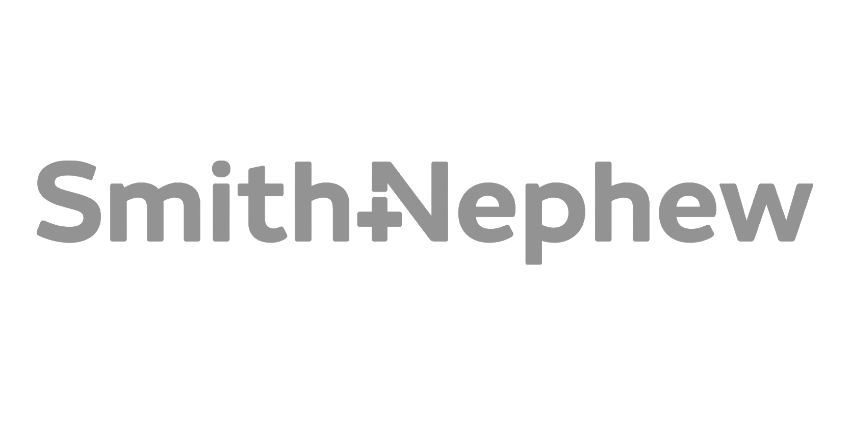 Logo of Smith+Nephew in gray text on a white background.