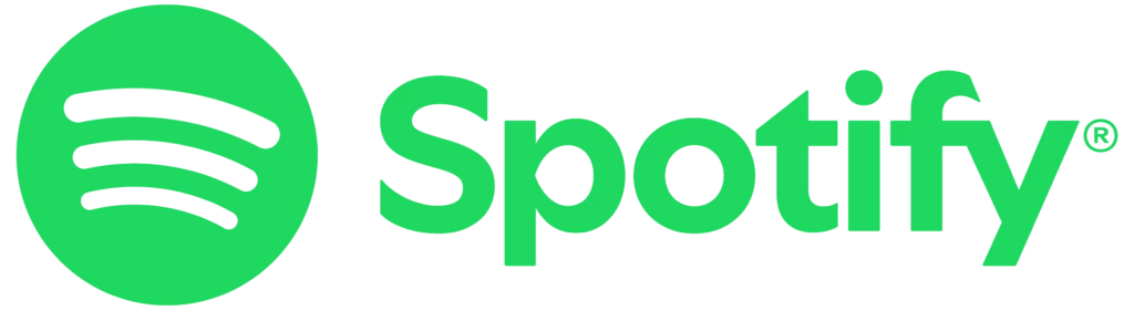 The Spotify logo, a key element of its brand identity, showcases a green circle with three curved lines and the word "Spotify" in matching green text. This distinct design enhances brand awareness and sets it apart from competitors.
