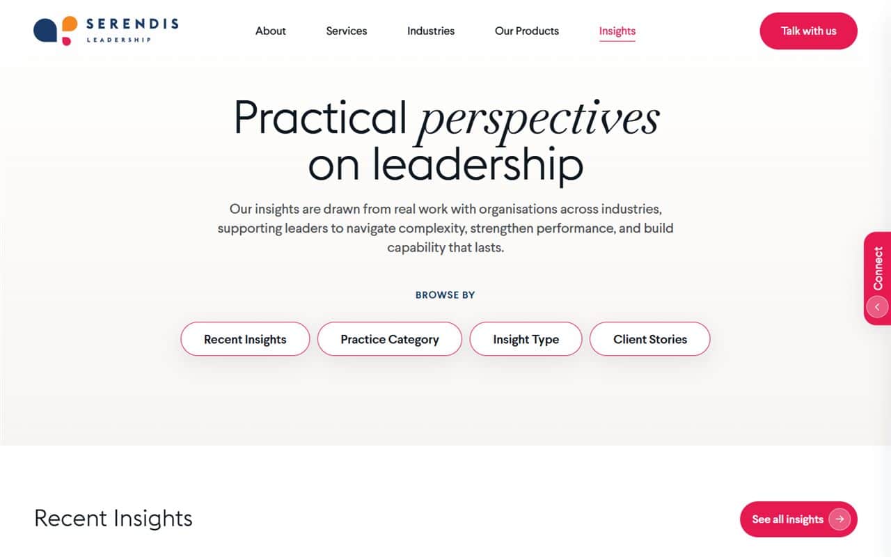Serendis insights hub