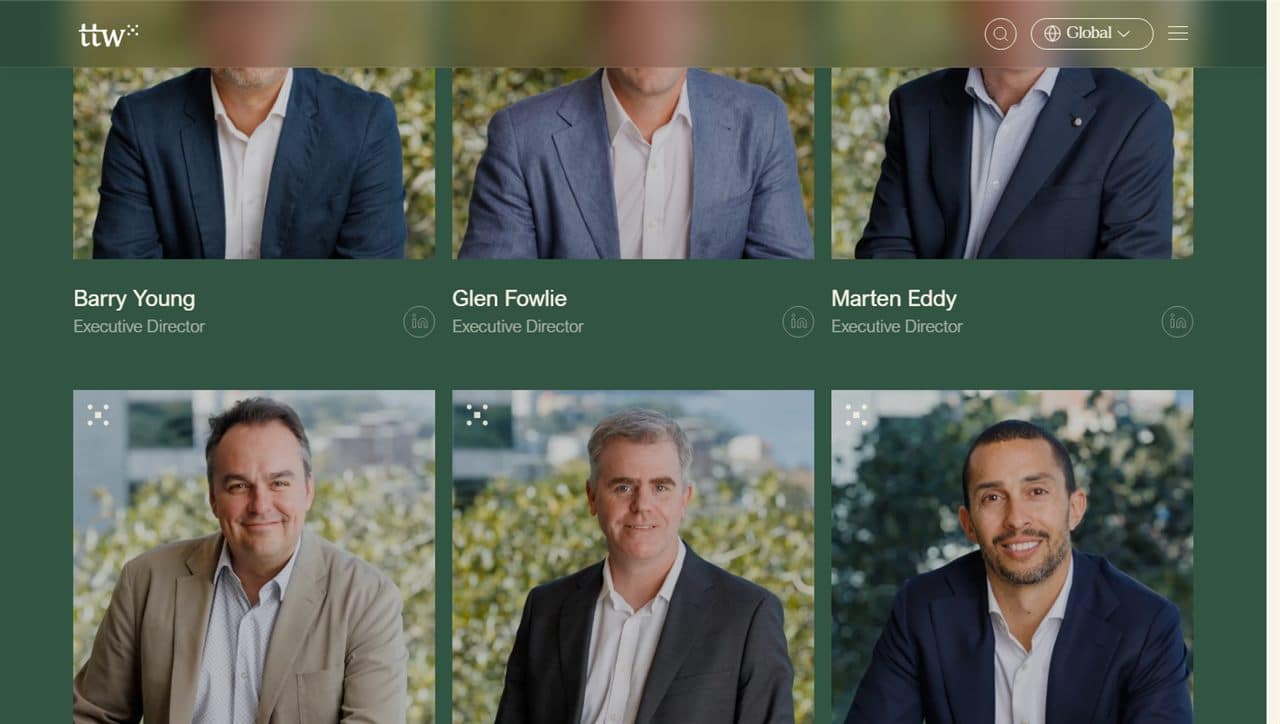 TTW people profile grid